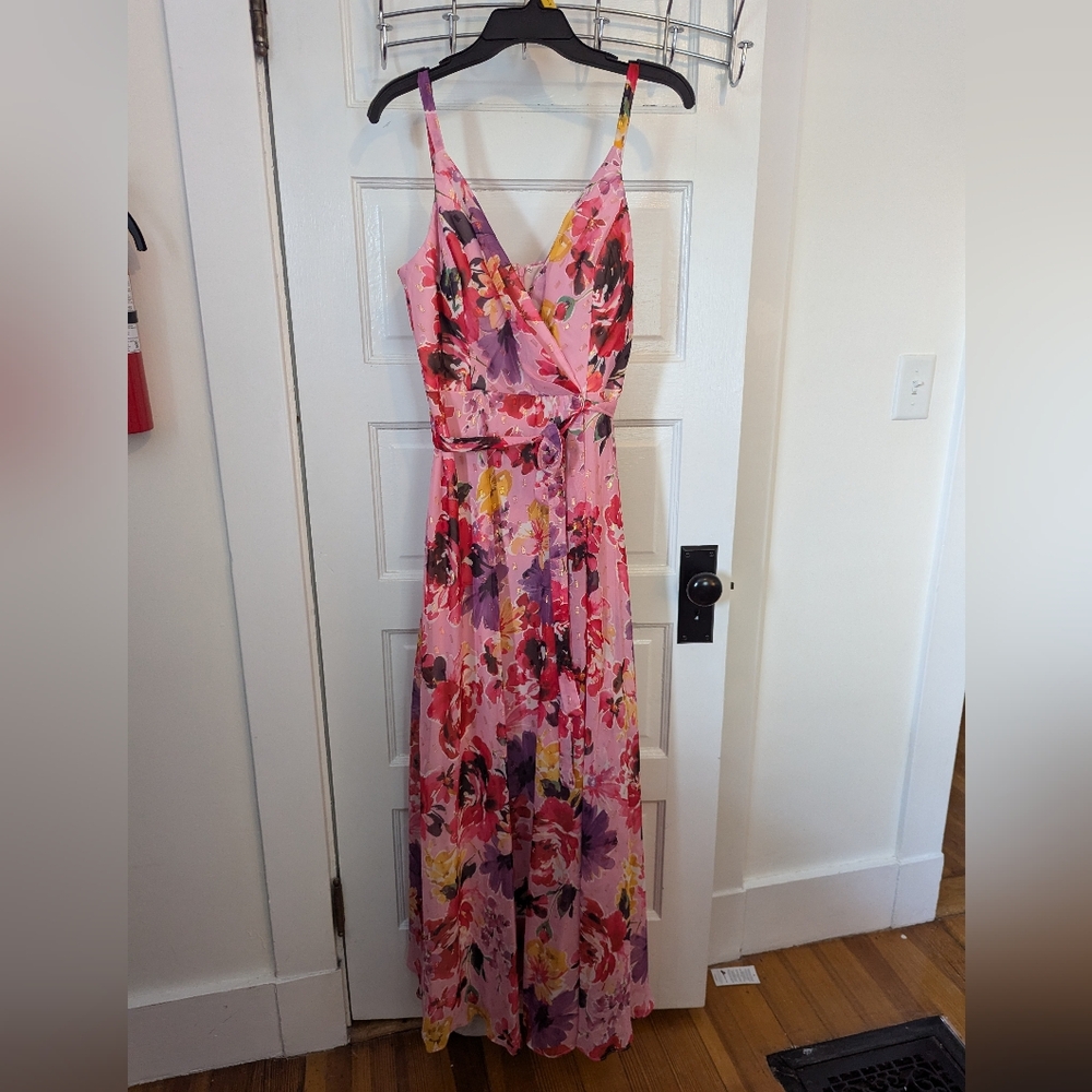 New women's floral maxi dress
